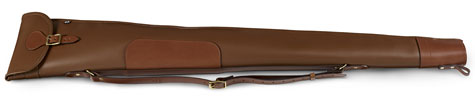 Croots Byland Leather Gun Slip with Flap and Zip