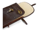Croots Malton Leather Gun Slip with Flap and Zip