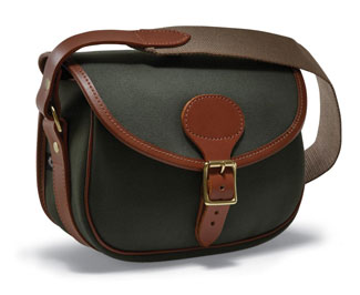 Croots Rosedale Cartridge Bag - Green with Tan Trim