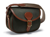 Croots Rosedale Cartridge Bag - Green with Tan Trim